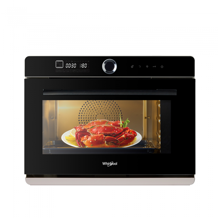 A019-13 Whirlpool CS2322M 4S Maxi+ Air Fry Steam Convection Oven 32L