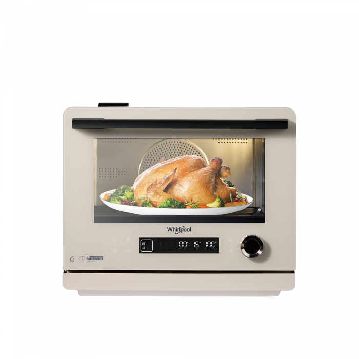 A019-16 WHIRLPOOL MWP269TMS|8-Ace All-in-One Microwave Steam Oven (26L / 2100W)