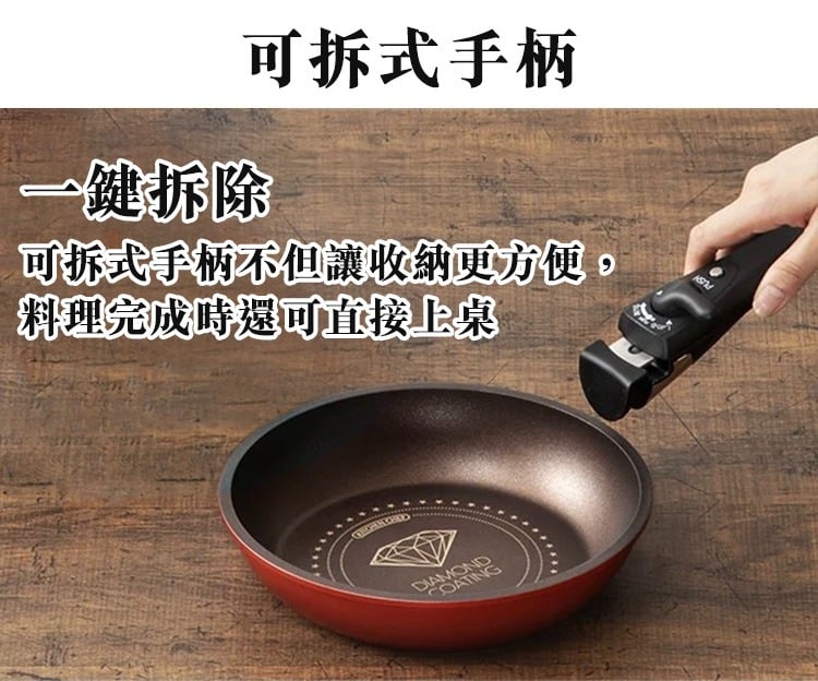 A012-01 IRIS OHYAMA 13-Piece IH Non-Stick Cookware Set – High-Durability Coating | Detachable Handles | Easy to Clean
