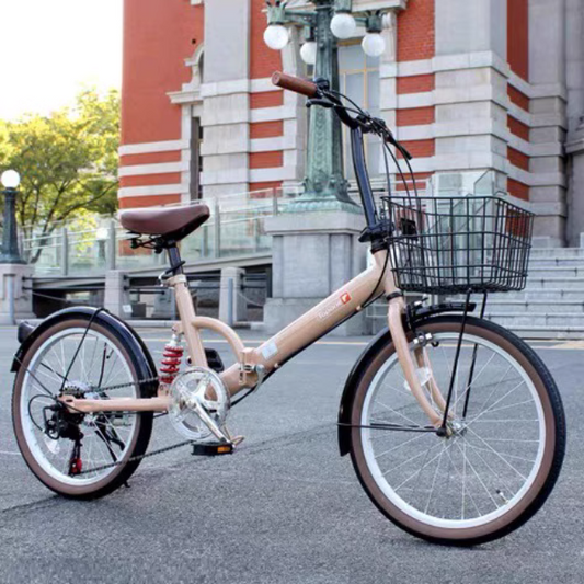 A014-05 TOPONE FS206 20" Folding Bike with Suspension – Japan Design for Adults & Kids