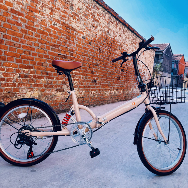 A014-05 TOPONE FS206 20" Folding Bike with Suspension – Japan Design for Adults & Kids