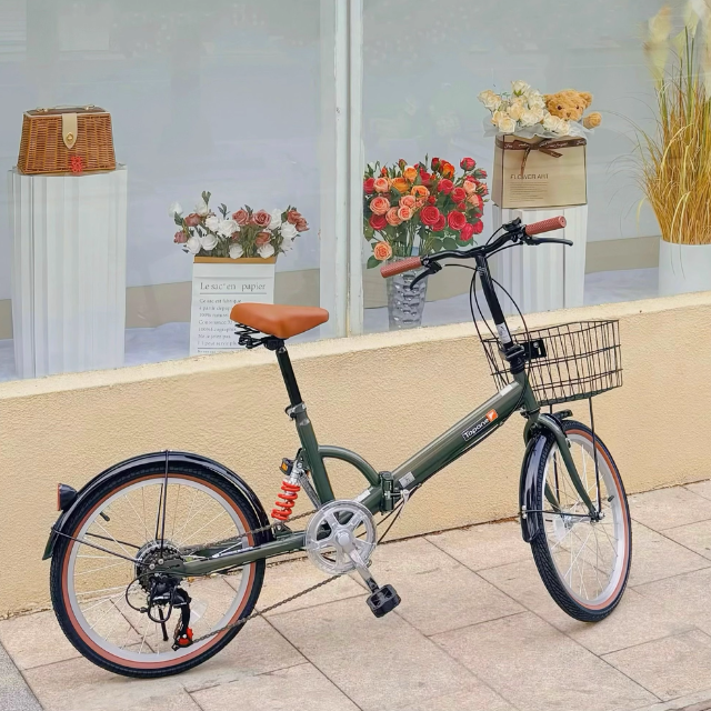 A014-05 TOPONE FS206 20" Folding Bike with Suspension – Japan Design for Adults & Kids