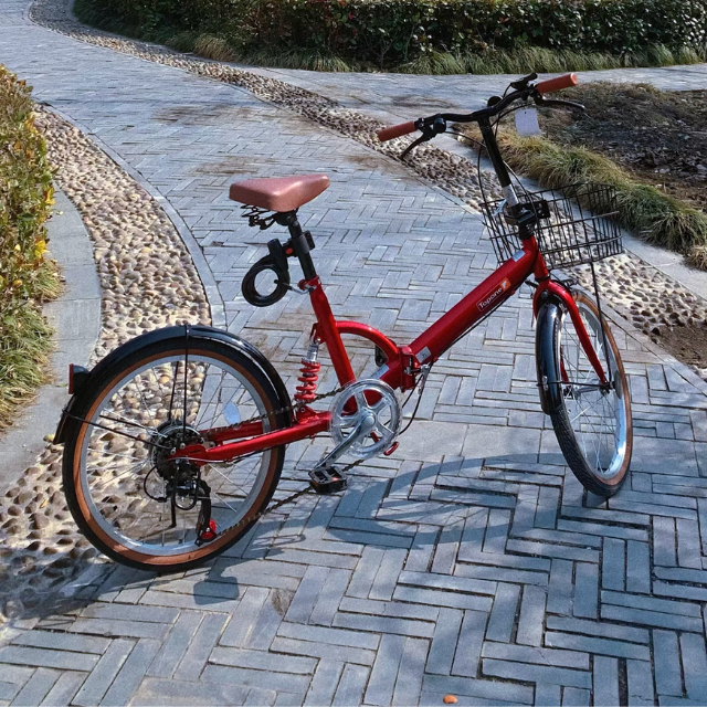 A014-05 TOPONE FS206 20" Folding Bike with Suspension – Japan Design for Adults & Kids