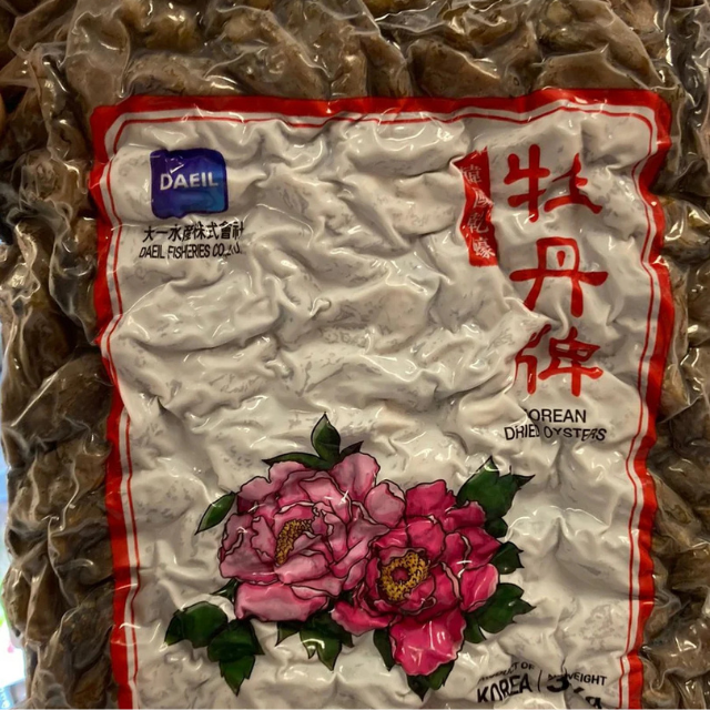 D029-03 🇬🇧South Korea Mudan Brand L Dried Oysters 300g
