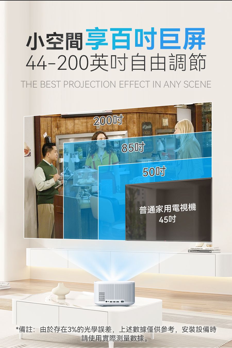 A011-01 USATISFY PRO 4K Smart Projector – True ANSI Lumens | Dolby Audio | 360° Rotation | Autofocus