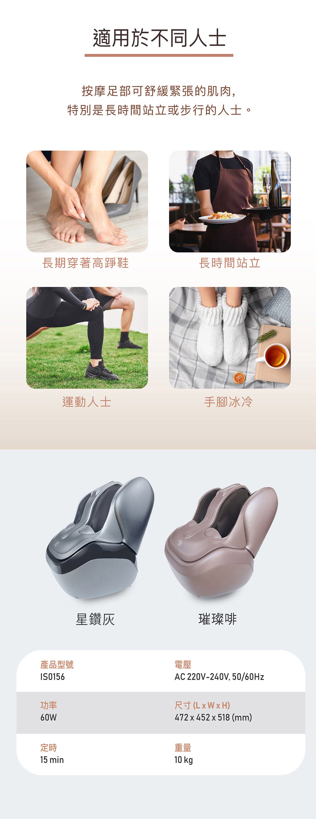 A022-08 ITSU IS-0156 Foot & Calf Massager Max