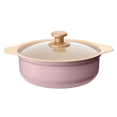 A012-02 IRIS OHYAMA Ricopa IH-Compatible Ceramic Pot – 3L Hot Pot for Tabletop Cooking | 24cm Diameter | For 4–5 People