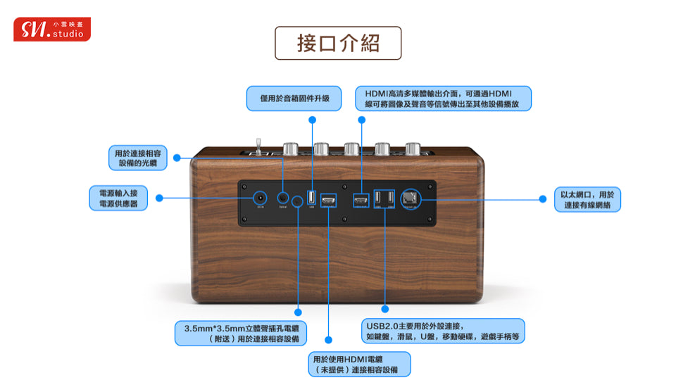 A007-05 🌐 SVI Cloud SoundBar 10 |3-in-1 Home Theater | Karaoke System | Bluetooth Speaker (副本)