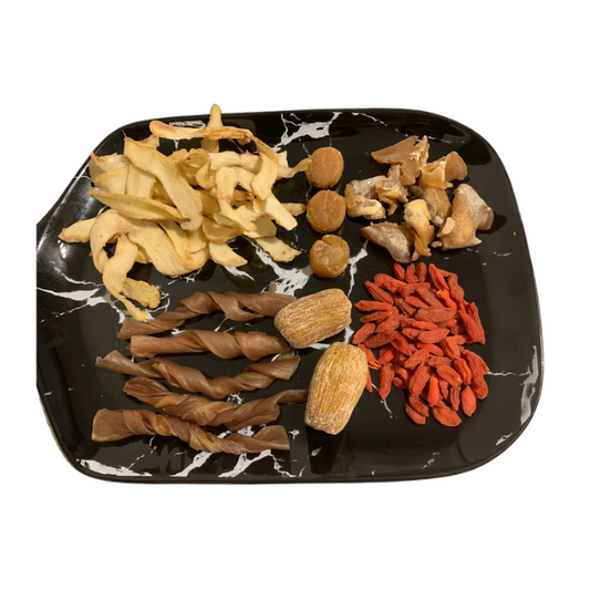 D026-04 🇬🇧 [UK Group Buy – Topexpress X UK Dried Seafood] – Sea Whelk, Geoduck & Scallop Herbal Soup Pack (5 Packs)