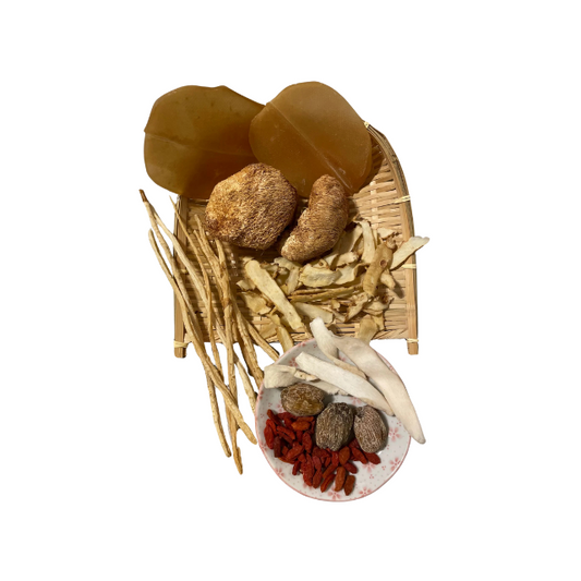 D026-02 🇬🇧 [UK Group Buy – Topexpress X uk dried seafood] – Hericium erinaceus, Sea Conch & Herbal Soup Pack (5 Packs)
