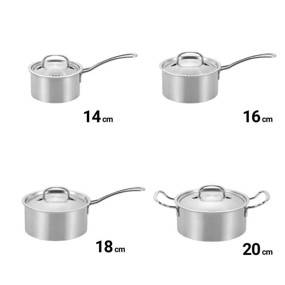 🛍️ Yoshikawa COOK CHEF Niigata Tsubame-Sanjo Stainless Steel Casserole / Saucepan (with Lid)