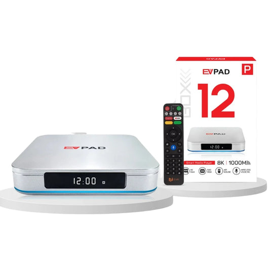 EVPAD 12P Smart TV Box | Android 12 | 4GB+64GB | Wi-Fi 6 | 4K HDR | Free Mini Wireless Keyboard Included