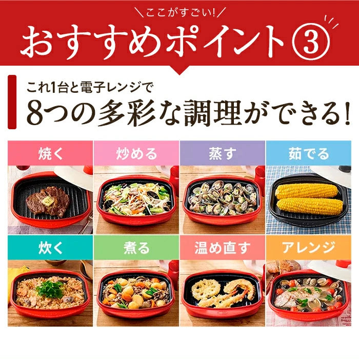 🛍️ Rangemate Pro Grande Microwave Grill Pan (Dinos Exclusive Square Large Edition)