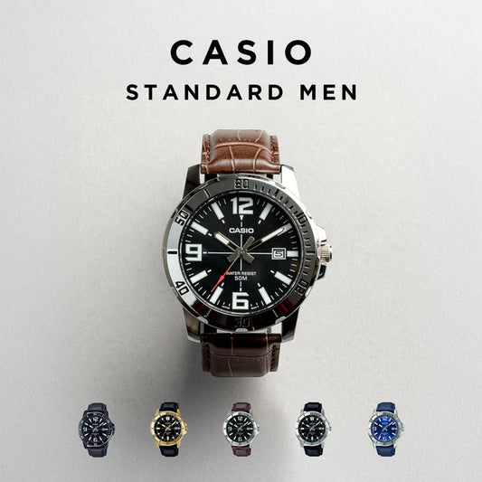 🛍️ CASIO Standard Men's Classic Retro Quartz Watch (MTP-VD01L Series)